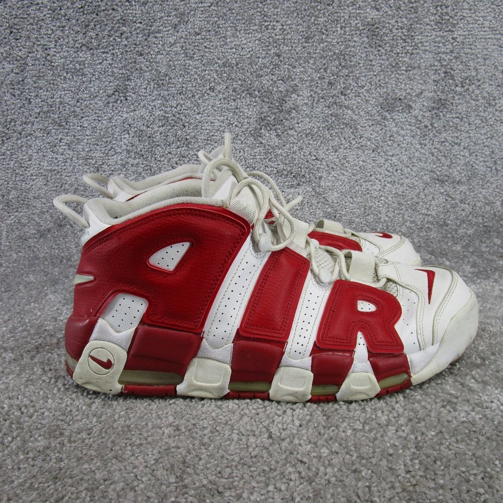 Nike More Uptempo Shoes Mens Size 13 OG Varsity Red 414962-100